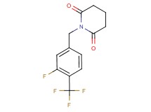 1-[3-fluoro-4-(trifluoromethyl)benzyl]piperidine-2,6-dione