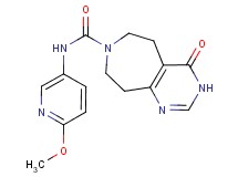 N-(6-methoxypyridin-3-yl)-4-oxo-3,4,5,6,8,9-hexahydro-7H-pyrimido[4,5-d]azepine-7-carboxamide
