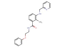 2-methyl-N-(2-phenoxyethyl)-3-[(pyridin-2-ylmethyl)amino]benzamide