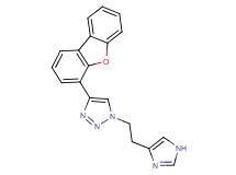 4-dibenzo[b,d]furan-4-yl-1-[2-(1H-imidazol-4-yl)ethyl]-1H-1,2,3-triazole