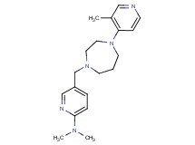 N,N-dimethyl-5-{[4-(3-methyl-4-pyridinyl)-1,4-diazepan-1-yl]methyl}-2-pyridinamine