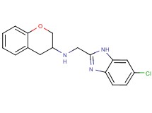N-[(6-chloro-1H-benzimidazol-2-yl)methyl]-3-chromanamine