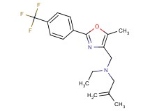 N-ethyl-2-methyl-N-({5-methyl-2-[4-(trifluoromethyl)phenyl]-1,3-oxazol-4-yl}methyl)-2-propen-1-amine