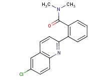 2-(6-chloroquinolin-2-yl)-N,N-dimethylbenzamide