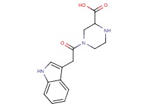 4-(1H-indol-3-ylacetyl)piperazine-2-carboxylic acid