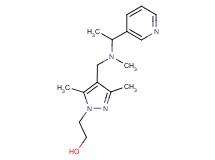 2-(3,5-dimethyl-4-{[methyl(1-pyridin-3-ylethyl)amino]methyl}-1H-pyrazol-1-yl)ethanol