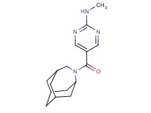 5-(4-azatricyclo[4.3.1.1~3,8~]undec-4-ylcarbonyl)-N-methylpyrimidin-2-amine