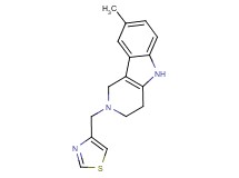 8-methyl-2-(1,3-thiazol-4-ylmethyl)-2,3,4,5-tetrahydro-1H-pyrido[4,3-b]indole