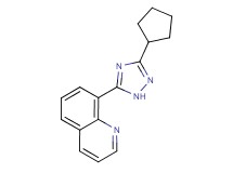 8-(3-cyclopentyl-1H-1,2,4-triazol-5-yl)quinoline