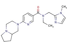 N-ethyl-6-(hexahydropyrrolo[1,2-a]pyrazin-2(1H)-yl)-N-[(1-methyl-1H-imidazol-2-yl)methyl]nicotinamide