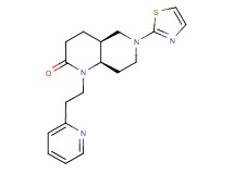 (4aS*,8aR*)-1-(2-pyridin-2-ylethyl)-6-(1,3-thiazol-2-yl)octahydro-1,6-naphthyridin-2(1H)-one