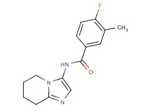 4-fluoro-3-methyl-N-(5,6,7,8-tetrahydroimidazo[1,2-a]pyridin-3-yl)benzamide