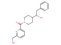 1-(1-{[6-(hydroxymethyl)-2-pyridinyl]carbonyl}-4-piperidinyl)-2-phenylethanol