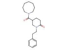 5-(1-azocanylcarbonyl)-1-(2-phenylethyl)-2-piperidinone
