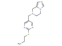7-{[2-(propylthio)pyrimidin-5-yl]methyl}-5,6,7,8-tetrahydroimidazo[1,5-a]pyrazine