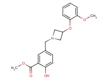 methyl 2-hydroxy-5-{[3-(2-methoxyphenoxy)-1-azetidinyl]methyl}benzoate