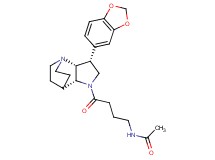 N-{4-[(3R*,3aR*,7aR*)-3-(1,3-benzodioxol-5-yl)hexahydro-4,7-ethanopyrrolo[3,2-b]pyridin-1(2H)-yl]-4-oxobutyl}acetamide