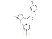 5-{2-[(4-chlorobenzyl)amino]ethyl}-1-[3-(trifluoromethyl)benzyl]-2-pyrrolidinone