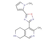 6-methyl-5-[5-(1-methyl-1H-pyrrol-2-yl)-1,2,4-oxadiazol-3-yl]-1,2,3,4-tetrahydro-2,7-naphthyridine dihyrdochloride