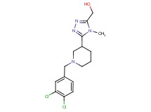 {5-[1-(3,4-dichlorobenzyl)piperidin-3-yl]-4-methyl-4H-1,2,4-triazol-3-yl}methanol