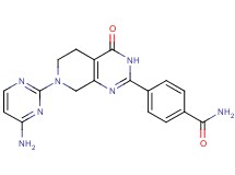 4-[7-(4-aminopyrimidin-2-yl)-4-oxo-3,4,5,6,7,8-hexahydropyrido[3,4-d]pyrimidin-2-yl]benzamide
