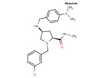 (4S)-1-(3-chlorobenzyl)-4-{[4-(dimethylamino)benzyl]amino}-N-methyl-L-prolinamide