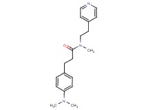 3-[4-(dimethylamino)phenyl]-N-methyl-N-(2-pyridin-4-ylethyl)propanamide