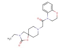 8-[2-(2,3-dihydro-4H-1,4-benzoxazin-4-yl)-2-oxoethyl]-3-ethyl-1-oxa-3,8-diazaspiro[4.5]decan-2-one