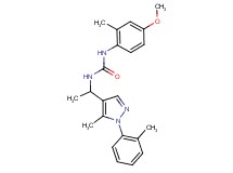 N-(4-methoxy-2-methylphenyl)-N'-{1-[5-methyl-1-(2-methylphenyl)-1H-pyrazol-4-yl]ethyl}urea