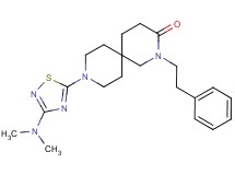 9-[3-(dimethylamino)-1,2,4-thiadiazol-5-yl]-2-(2-phenylethyl)-2,9-diazaspiro[5.5]undecan-3-one