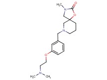 7-{3-[2-(dimethylamino)ethoxy]benzyl}-3-methyl-1-oxa-3,7-diazaspiro[4.5]decan-2-one