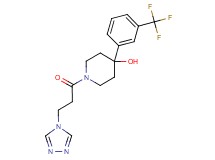 1-[3-(4H-1,2,4-triazol-4-yl)propanoyl]-4-[3-(trifluoromethyl)phenyl]-4-piperidinol