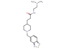 3-[1-(2,1,3-benzothiadiazol-5-ylmethyl)-4-piperidinyl]-N-[2-(dimethylamino)ethyl]propanamide