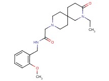 2-(2-ethyl-3-oxo-2,9-diazaspiro[5.5]undec-9-yl)-N-(2-methoxybenzyl)acetamide