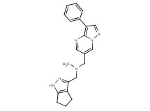 N-methyl-1-(3-phenylpyrazolo[1,5-a]pyrimidin-6-yl)-N-(1,4,5,6-tetrahydrocyclopenta[c]pyrazol-3-ylmethyl)methanamine