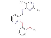 N-{[2-(2-methoxyphenoxy)pyridin-3-yl]methyl}-2,5-dimethylpyrimidin-4-amine