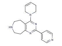 4-(3,6-dihydro-1(2H)-pyridinyl)-2-(4-pyridinyl)-6,7,8,9-tetrahydro-5H-pyrimido[4,5-d]azepine hydrochloride