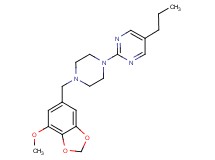 2-{4-[(7-methoxy-1,3-benzodioxol-5-yl)methyl]piperazin-1-yl}-5-propylpyrimidine