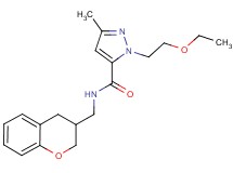 N-(3,4-dihydro-2H-chromen-3-ylmethyl)-1-(2-ethoxyethyl)-3-methyl-1H-pyrazole-5-carboxamide