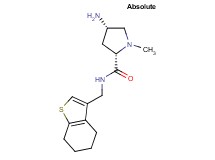 (2S,4S)-4-amino-1-methyl-N-(4,5,6,7-tetrahydro-1-benzothien-3-ylmethyl)pyrrolidine-2-carboxamide