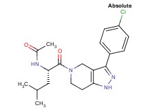 N-((1S)-1-{[3-(4-chlorophenyl)-1,4,6,7-tetrahydro-5H-pyrazolo[4,3-c]pyridin-5-yl]carbonyl}-3-methylbutyl)acetamide