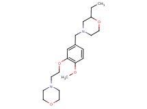 2-ethyl-4-[4-methoxy-3-(2-morpholin-4-ylethoxy)benzyl]morpholine