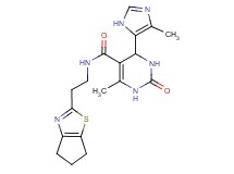 N-[2-(5,6-dihydro-4H-cyclopenta[d][1,3]thiazol-2-yl)ethyl]-6-methyl-4-(4-methyl-1H-imidazol-5-yl)-2-oxo-1,2,3,4-tetrahydropyrimidine-5-carboxamide
