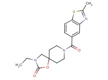 3-ethyl-8-[(2-methyl-1,3-benzothiazol-5-yl)carbonyl]-1-oxa-3,8-diazaspiro[4.5]decan-2-one