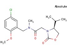 N-(5-chloro-2-methoxybenzyl)-2-[(4S)-4-isopropyl-2-oxo-1,3-oxazolidin-3-yl]-N-methylacetamide