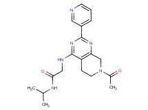 N~2~-(7-acetyl-2-pyridin-3-yl-5,6,7,8-tetrahydropyrido[3,4-d]pyrimidin-4-yl)-N~1~-isopropylglycinamide
