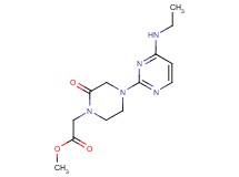 methyl {4-[4-(ethylamino)pyrimidin-2-yl]-2-oxopiperazin-1-yl}acetate