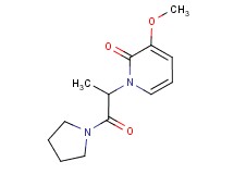 3-methoxy-1-(1-methyl-2-oxo-2-pyrrolidin-1-ylethyl)pyridin-2(1H)-one