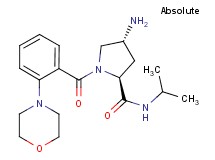 (2S,4R)-4-amino-N-isopropyl-1-(2-morpholin-4-ylbenzoyl)pyrrolidine-2-carboxamide