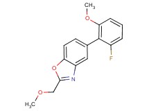 5-(2-fluoro-6-methoxyphenyl)-2-(methoxymethyl)-1,3-benzoxazole